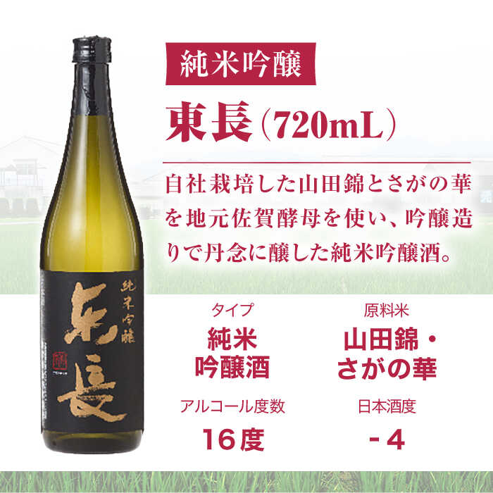 【ふるさと納税】【6回定期便】純米吟醸 東長 720ml【瀬頭酒造】[NAH084] サムネイル3