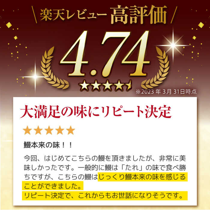 【ふるさと納税】本格炭火焼 うなぎ蒲焼(タレ付き) 鰻 ウナギ 国産 九州産 炭火焼 手焼き イチオシ返礼品 佐賀県嬉野市/森うなぎ屋 [NAK004] サムネイル2