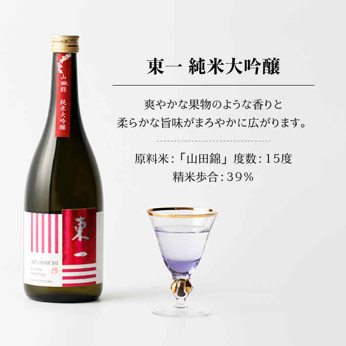 【ふるさと納税】東一 純米大吟醸 1.8L 1本 酒 お酒 日本酒 地酒 銘酒 東一 五町田酒造 佐賀県嬉野市/嬉野酒店 [NBQ052] サムネイル2