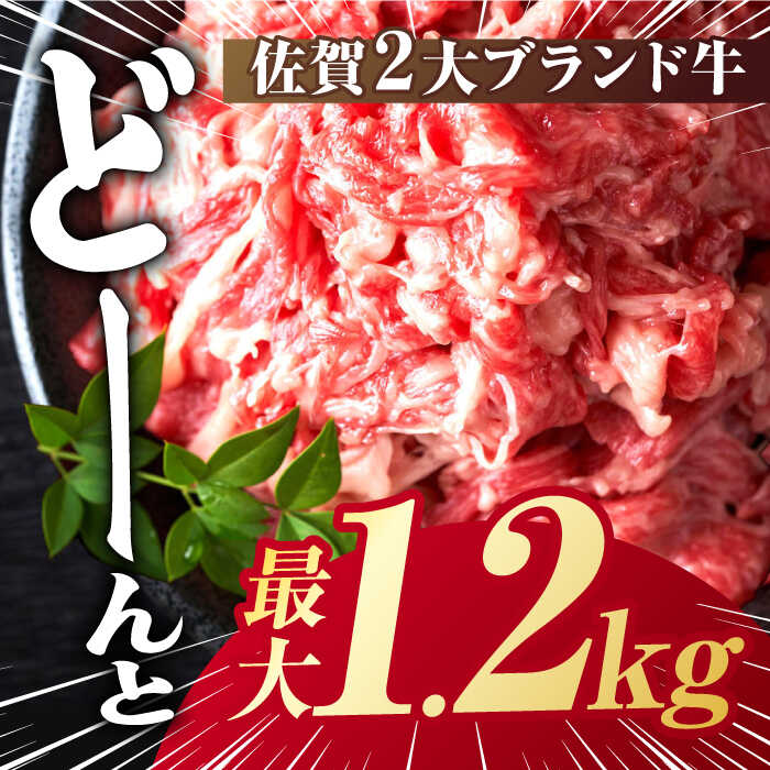 【ふるさと納税】【レビューキャンペーン開催中！】佐賀牛 or 佐賀産和牛 切り落とし 500g/1kg/1.2kg（肩orバラ）【選べる量・発送月・肉種】【部位おまかせ】| 牛肉 ブランド牛 佐賀牛 切り落とし |吉野ヶ里町[FDB001/FDB006/FDB007] サムネイル3