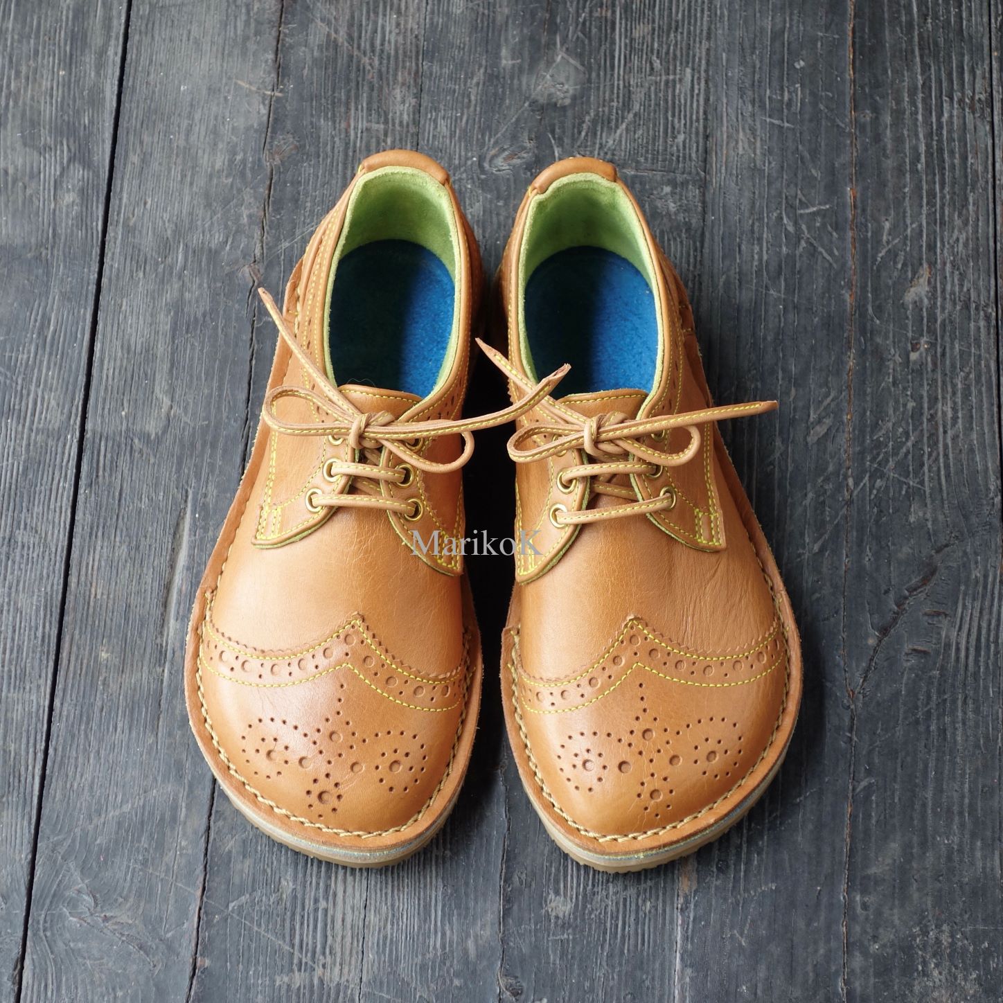 【ふるさと納税】【Marikok】オーダーメード 革靴【オーダーメード オーダー 手作り レザー ブーツ 本革 牛革 スエード 靴 足に優しい 柔らかい 日本製】 K068009 サムネイル2