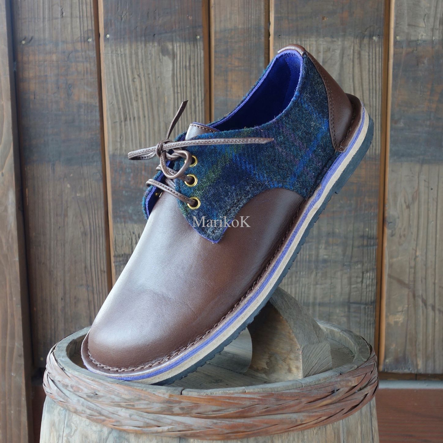 【ふるさと納税】【Marikok】オーダーメード 革靴【オーダーメード オーダー 手作り レザー ブーツ 本革 牛革 スエード 靴 足に優しい 柔らかい 日本製】 K068009 サムネイル3