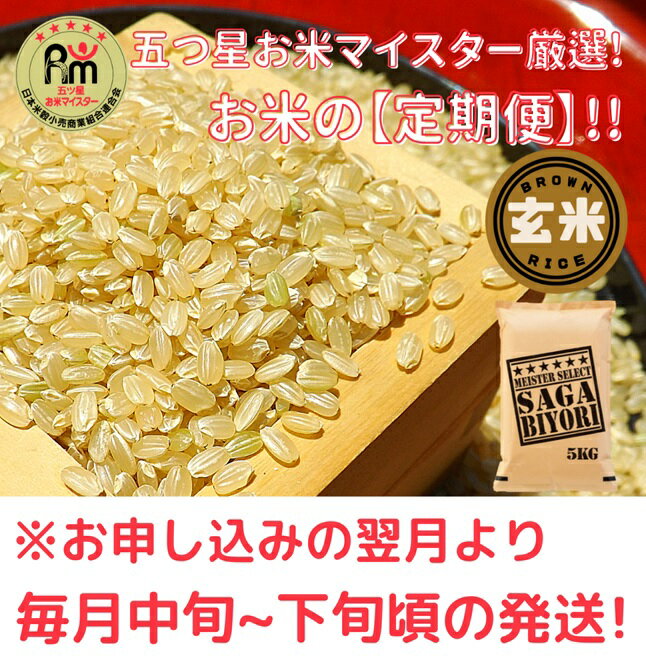 【ふるさと納税】【玄米】さがびより5kg【5回定期便】（CID45） - 画像2