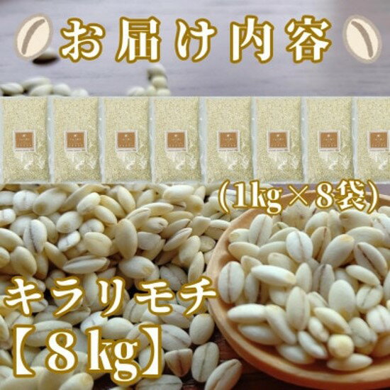 【ふるさと納税】佐賀県産『もち麦』8kg(1kg×8袋)【キラリモチ】（CIB98） - 画像2