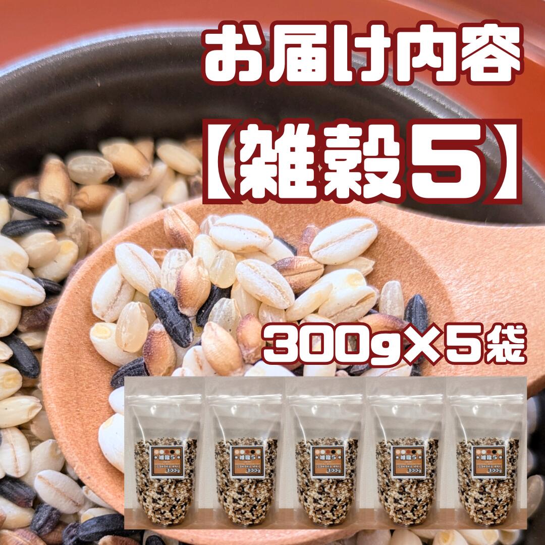 【ふるさと納税】雑穀5　300g×5袋（CIB19） - 画像2