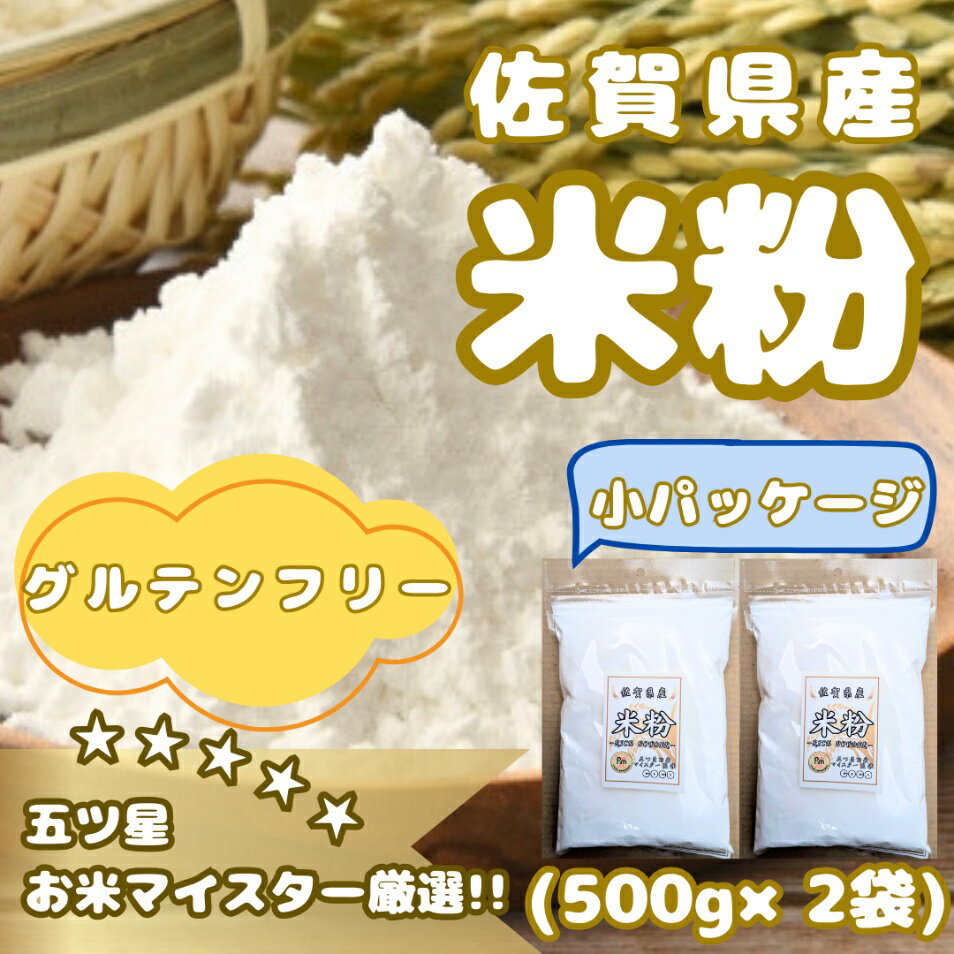 佐賀県産 米粉500g×2袋（CIB47）