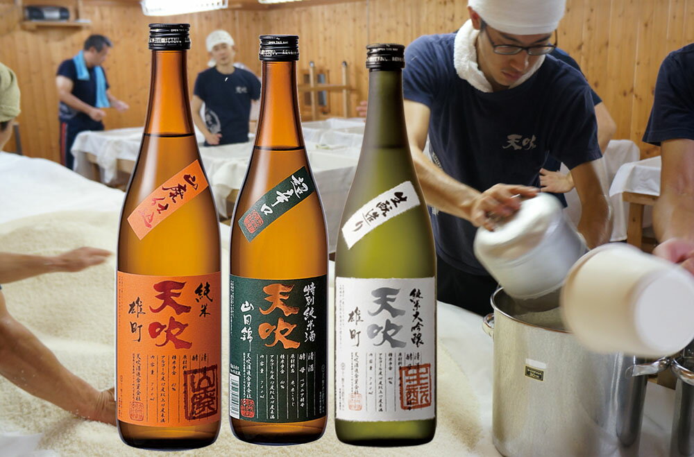 みやき町の地酒「天吹」お燗良し 3品（CN030）