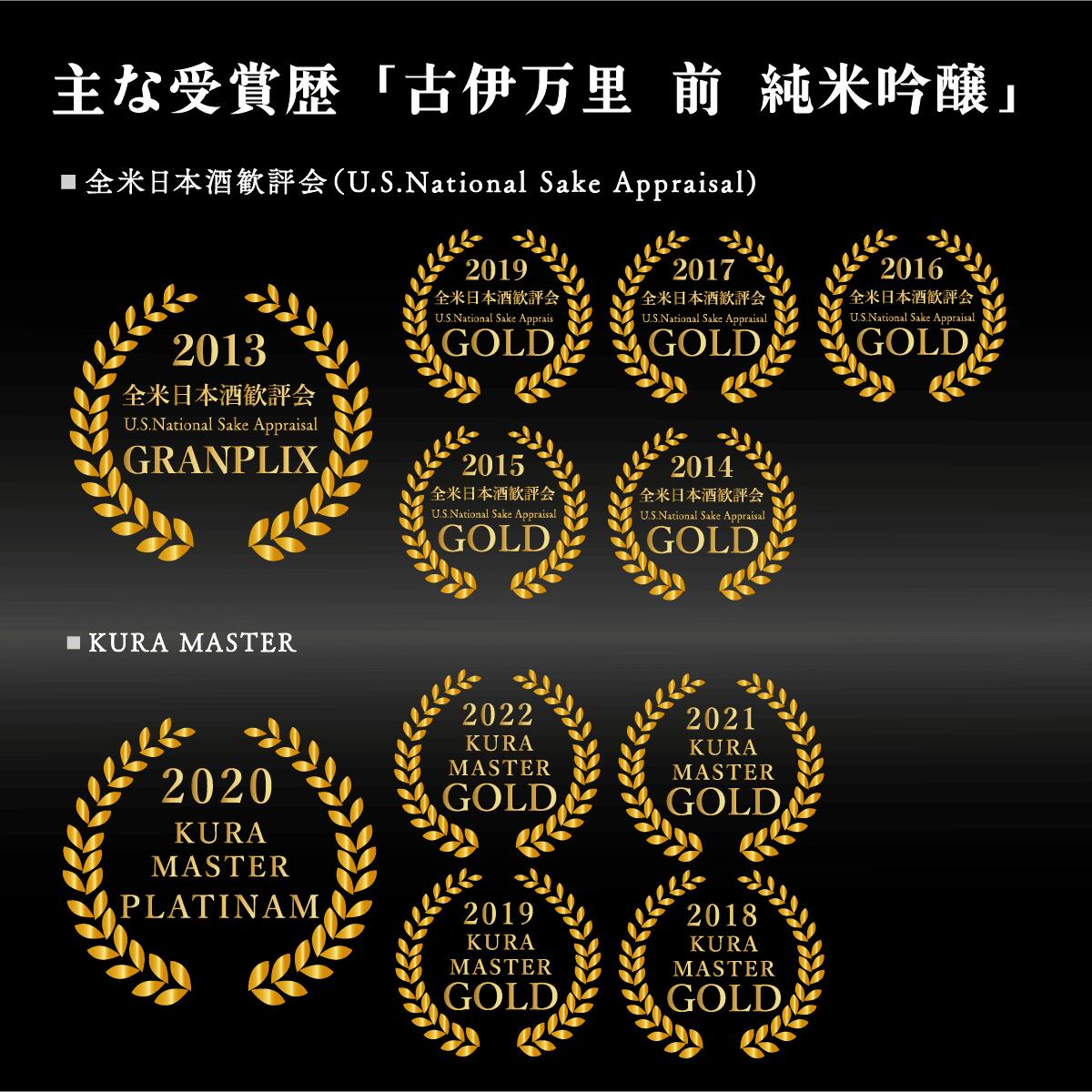 【ふるさと納税】【3回定期便】全米でグランプリ獲得！「前(さき)」 純米吟醸（1.8L×1本）【井上酒店】古伊万里前 日本酒 純米吟醸 一升瓶 酒 定期便 金賞 佐賀 九州 古伊万里酒造 S50-4 サムネイル3