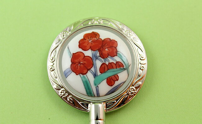 【ふるさと納税】二宮閑山 有田焼バッグ掛け つゆ草 A12-199 サムネイル2