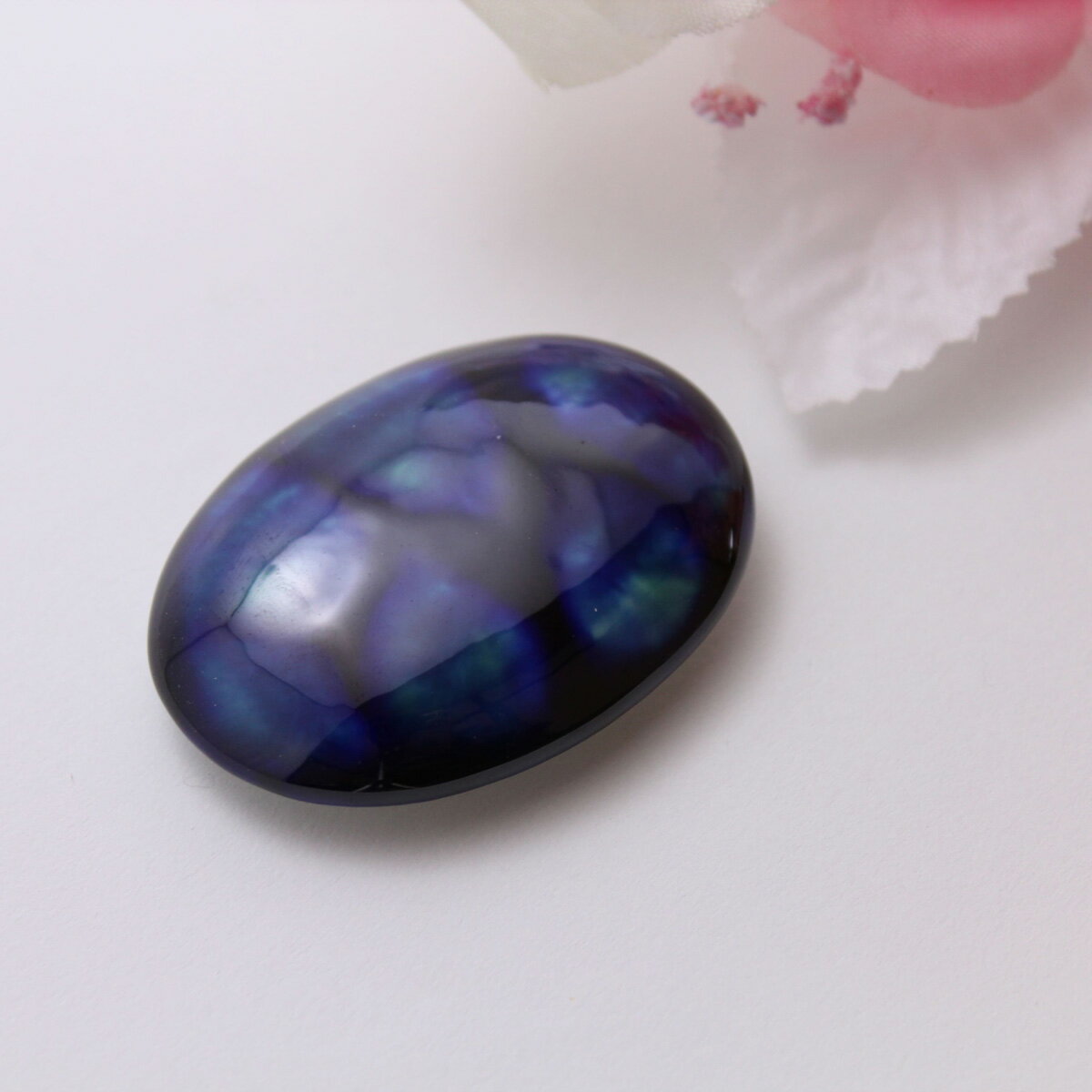 【ふるさと納税】帯留め 釉彩るりブルー 有田焼アクセサリー二宮閑山 A10-205 サムネイル2