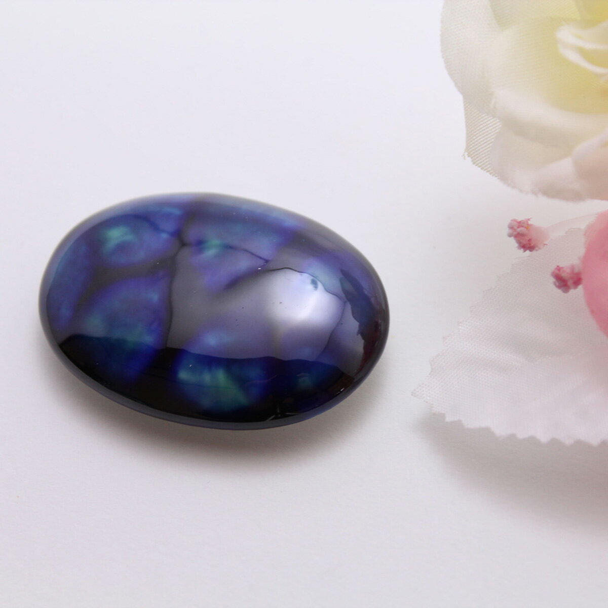 【ふるさと納税】帯留め 釉彩るりブルー 有田焼アクセサリー二宮閑山 A10-205 サムネイル3