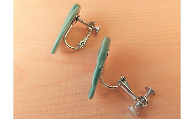 【ふるさと納税】noji(楠 -kusunoki-)♪有田焼 サークルイヤリング A10-142 サムネイル2