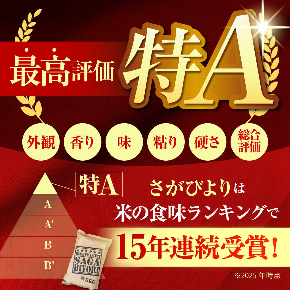 【ふるさと納税】【選べるお届け回数】 さがびより 無洗米 5kg 定期便 （ 3回 / 6回 / 12回 ）【大塚米穀店】[HBL026] / 米 定期便 定期 無洗米 食品 米 白米 精米 特A 特A米 特A評価 無洗 送料無料 国産 佐賀県 江北町 - 画像3