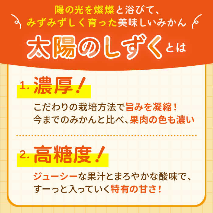【ふるさと納税】【11月〜12月発送】タッチの甘熟 早生みかん 太陽のしずく 5kg【夢の甘熟みかん タッチ】[HCE001] / 食品 フルーツ・果物 みかん フルーツ 果物 佐賀みかん 温州みかん 佐賀県 佐賀 年内発送 年内 先行予約 サムネイル3