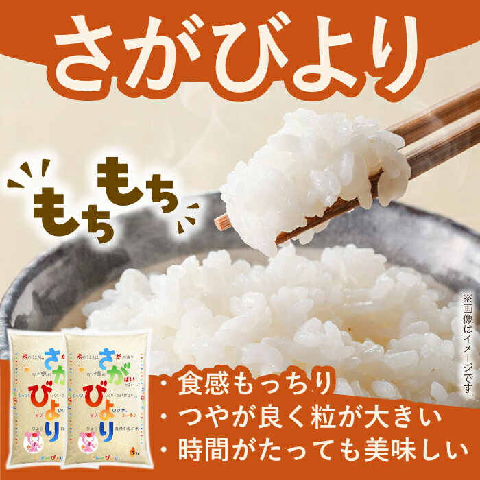 【ふるさと納税】 白米 令和7年産 さがびより 5kg / 10kg（5kg×2袋）【株式会社 JA食糧さが】 [HCM001] / お米 ごはん 白米 精米 ブランド米 お取り寄せ 国産 佐賀県 江北町 九州 米 お米 おいしい ランキング 人気 国産 佐賀県産 単品 定期便 - 画像3