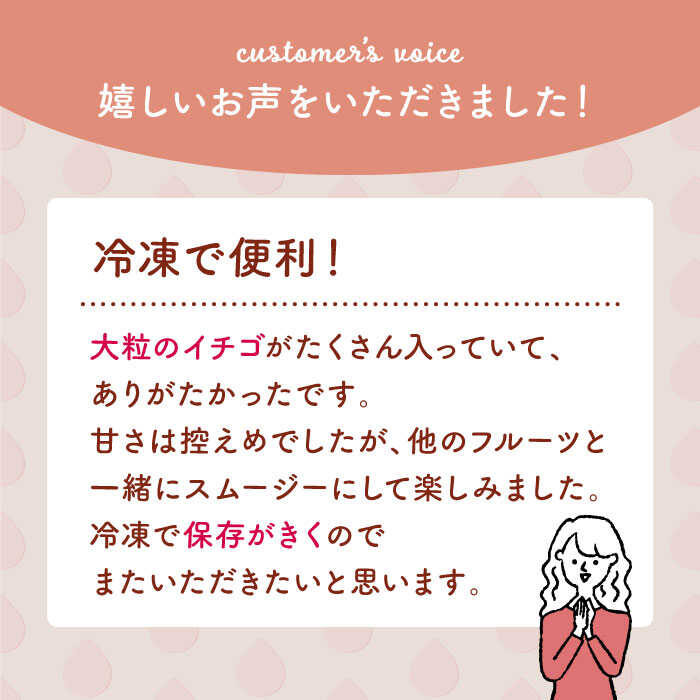 【ふるさと納税】【先行予約】冷凍いちご おまかせ 詰め合わせ 750g【岸川農園】ジャム シロップ スムージー 冷凍 イチゴ 苺 果物 くだもの フルーツ 冷凍果実 冷凍フルーツ 佐賀県 白石町 [IAP002] サムネイル3