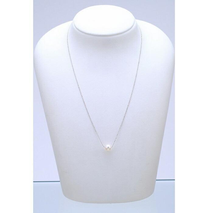 あこや真珠7.0ミリ貫通ペンダントK18ホワイトゴールド | 長崎県 長崎 九州 楽天ふるさと 納税 故郷納税 支援品 返礼品 支援 あこや アコヤ アコヤ真珠 あこや真珠 ペンダント 真珠 パール ファッション レディース 女性 アクセサリー アクセサリ アクセ