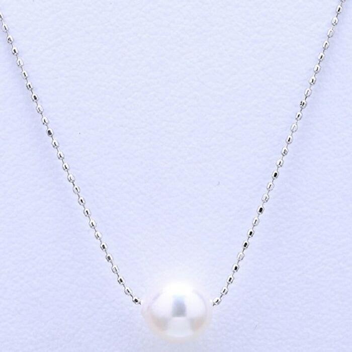 【ふるさと納税】あこや真珠7.0ミリ貫通ペンダントK18ホワイトゴールド | 長崎県 長崎 九州 楽天ふるさと 納税 故郷納税 支援品 返礼品 支援 あこや アコヤ アコヤ真珠 あこや真珠 ペンダント 真珠 パール ファッション レディース 女性 アクセサリー アクセサリ アクセ サムネイル2