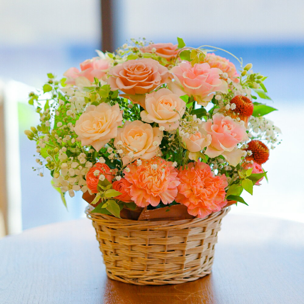 【ふるさと納税】【全12回定期便】 ピンクバラと季節のアレンジメント フラワー 花 桃色 ばら 薔薇 フラワーアレンジメント ラッピング・メッセージカード付き 冷蔵 長崎県 長崎市 送料無料 サムネイル3