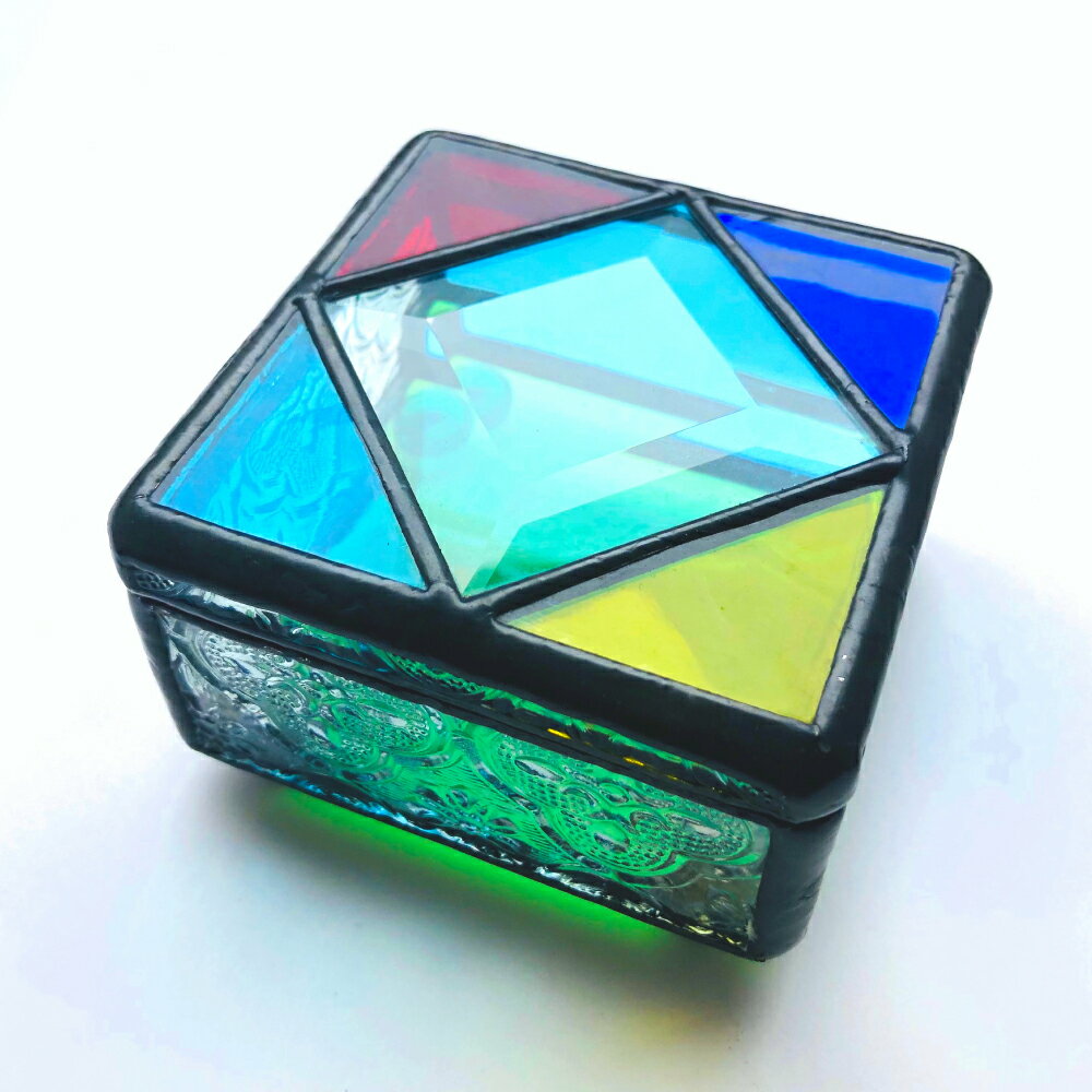 ジュエリーボックス 大 1個 ステンドガラス ジュエリーケース アクセサリー 入れ物 ファッション 小物 ギフト 贈り物 プレゼント 長崎県 長崎市 送料無料