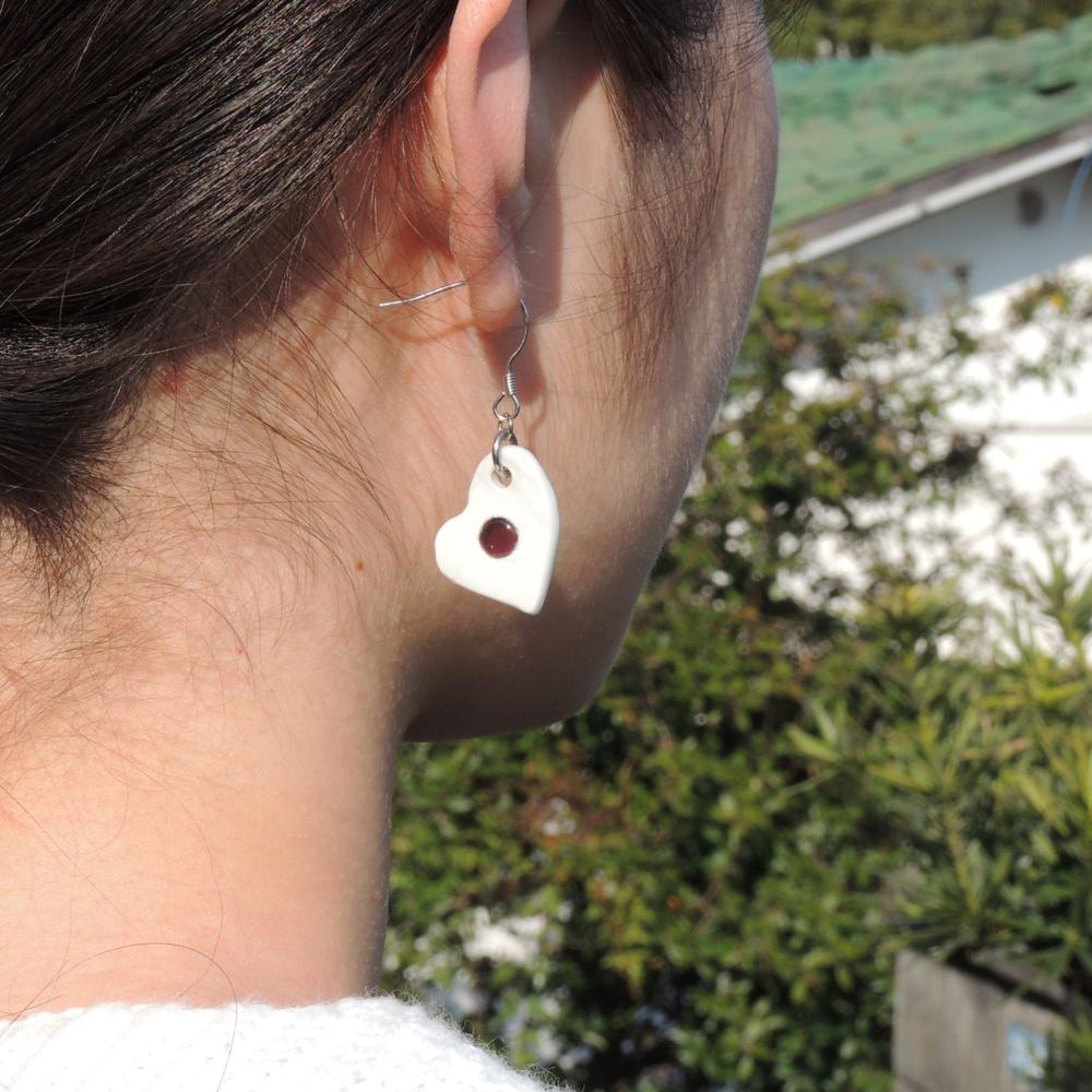 ピアス ガラス ビードロ 陶磁器 レディース アクセサリー ジュエリー ファッション ギフト プレゼント 贈り物 長崎県 長崎市 送料無料