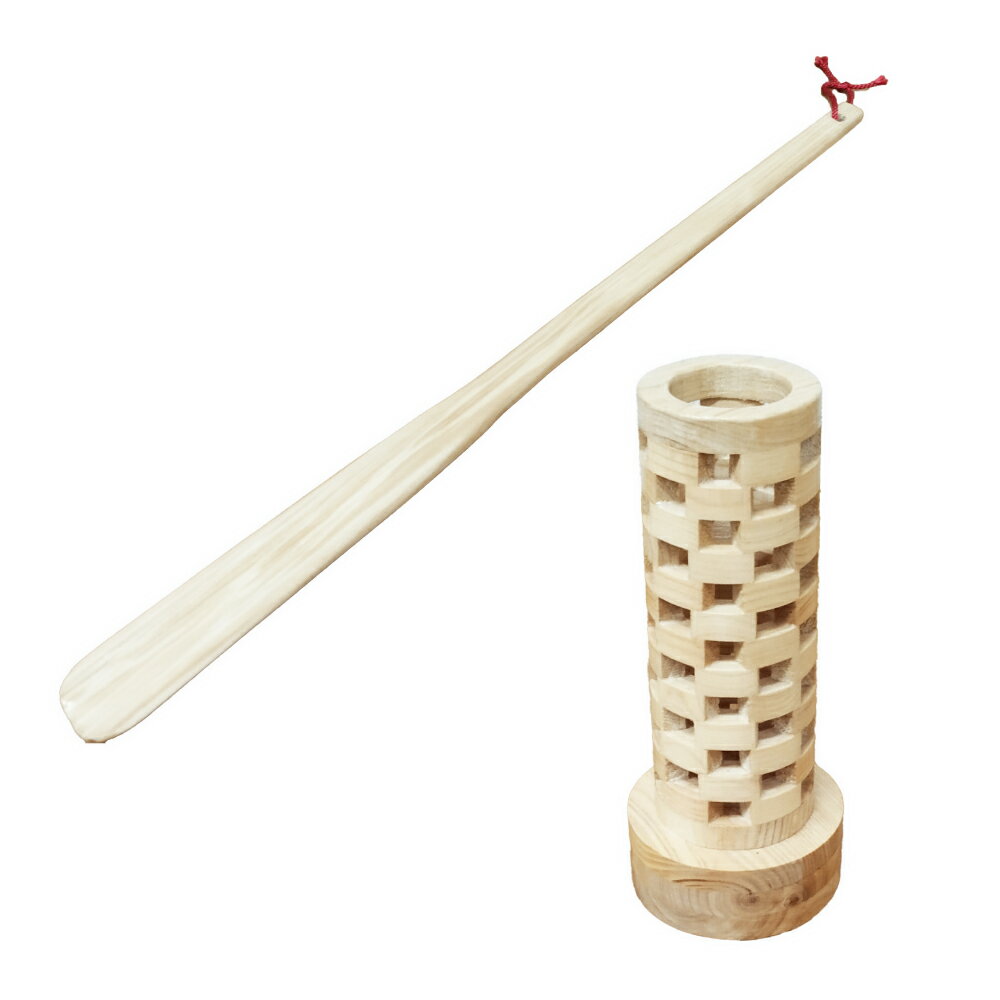 靴べら・収納スタンド セット 長崎ひのき 天然ひのき 天然木 ヒノキ 檜 桧 間伐材 森林保全 SDGs 木製 無塗装 完全手作業 靴 靴ベラ ロング靴べら 玄関 土間 長崎 送料無料