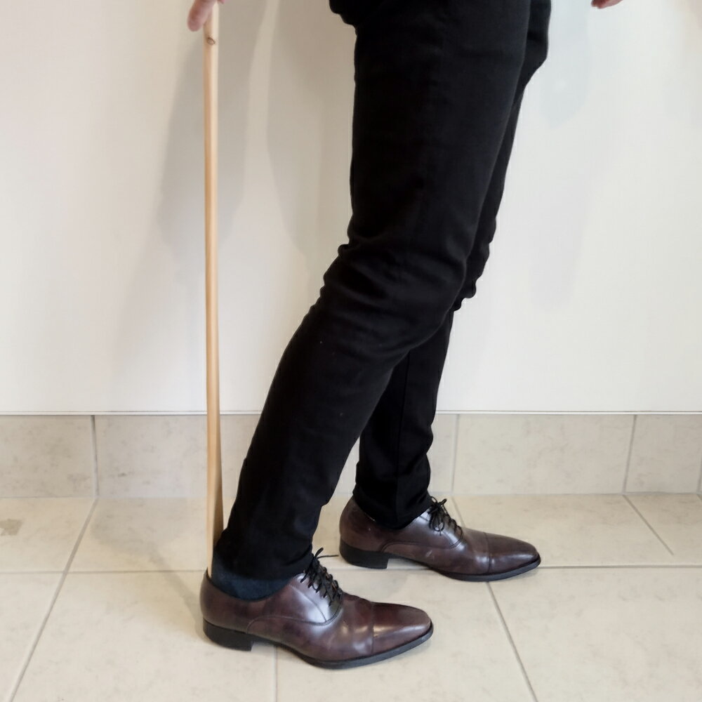 【ふるさと納税】靴べら・収納スタンド セット 長崎ひのき 天然ひのき 天然木 ヒノキ 檜 桧 間伐材 森林保全 SDGs 木製 無塗装 完全手作業 靴 靴ベラ ロング靴べら 玄関 土間 長崎 送料無料 サムネイル2