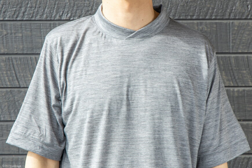 【ふるさと納税】 BH034 REDA active Tシャツ グレー [ シャツ 半袖 ウール Lonner ロンナー 天竺 通気性 抗菌 UVカット 天然繊維 島原ソーイング 長崎県 島原市 ] レビューキャンペーン サムネイル3