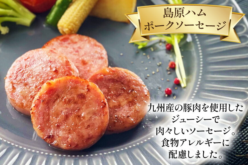 【ふるさと納税】 ソーセージ ポークソーセージ 選べる種類＆量[ ハム 詰め合わせ セット 島原ハム おつまみ 国産 長崎県 島原市 2本 3本 5本 422037026] レビューキャンペーン サムネイル2