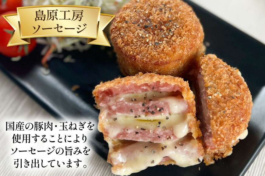 【ふるさと納税】 ソーセージ ポークソーセージ 選べる種類＆量[ ハム 詰め合わせ セット 島原ハム おつまみ 国産 長崎県 島原市 2本 3本 5本 422037026] レビューキャンペーン サムネイル3