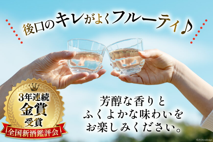 【ふるさと納税】 BD145 山崎本店酒造場 まが玉大吟醸 720mL [ 酒 日本酒 大吟醸 4合瓶 4合 フルーティー おいしい 飲みやすい 長崎県 島原市 ] サムネイル2