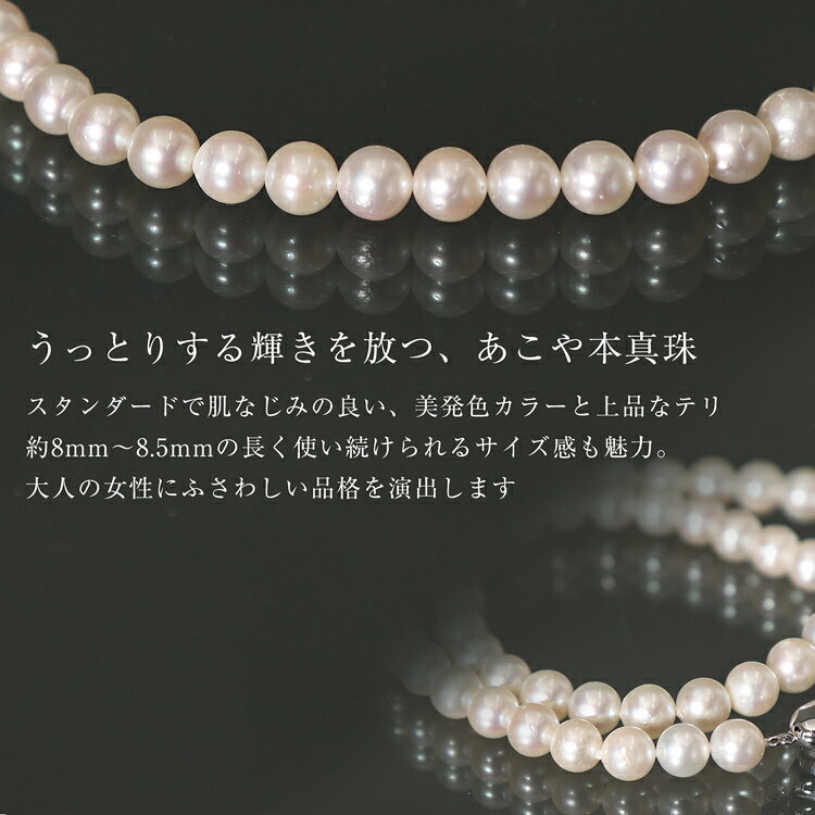 【ふるさと納税】 【選べる組み合わせ】 AI364 Marycoco 長崎県産 極上 あこや本真珠 8.0〜8.5mm ジュエリー 2点 セット [N975-1505 真珠 ネックレス イヤリング ピアス あこや真珠 国産 あこや ファッション レディース メアリーココ 長崎県 島原市 ] サムネイル3