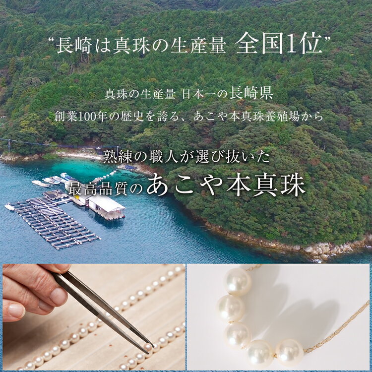 【ふるさと納税】 AI396 Marycoco あこや本真珠 7mm 5粒 パールスルーネックレス ケース付 [NK80-5gs ネックレス パールネックレス パール 真珠 本真珠 アコヤ真珠 アコヤ本真珠 ジュエリー アクセサリー メアリーココ 長崎県 島原市 ] サムネイル2