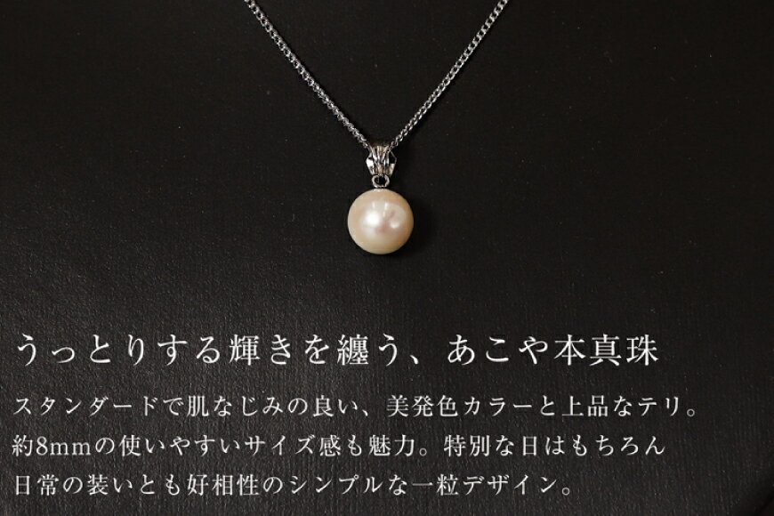 【ふるさと納税】 AI391 Marycoco あこや本真珠 8mm 一粒 パールネックレス サークルモチーフ ケース付 [N501R ネックレス 一粒ネックレス パール 真珠 アコヤ真珠 本真珠 ジュエリー アクセサリー 金属アレルギー対応 メアリーココ 長崎県 島原市 ] サムネイル3