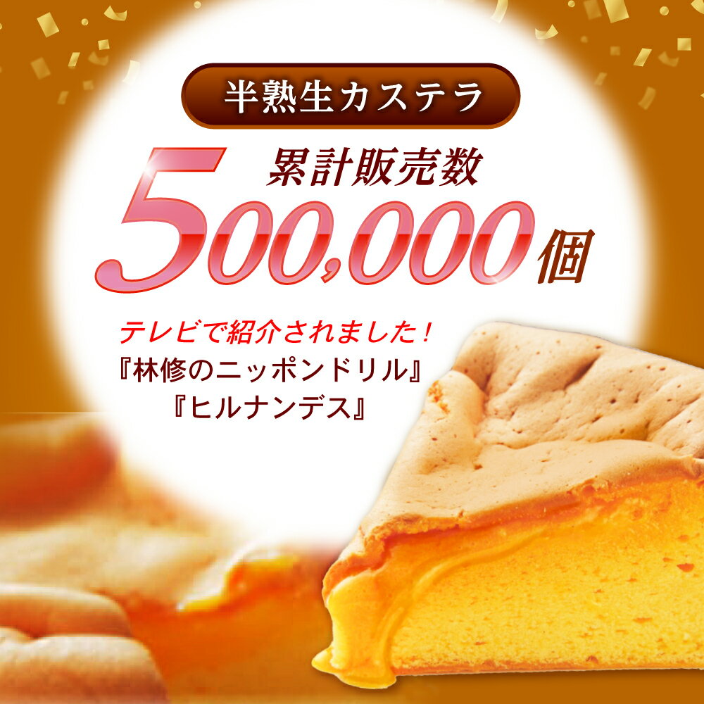 【ふるさと納税】半熟生カステラ 3個セット(プレーン・メープル・ショコラ) / カステラ かすてら 卵 人気 長崎 おやつ / 諫早市 / 株式会社菓秀苑森長 [AHAG003] - 画像2