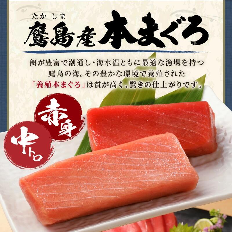 【ふるさと納税】《 発送月が選べる 》鷹島本まぐろ柵(赤身・中トロ) 合わせて350g【B4-127】 サムネイル3