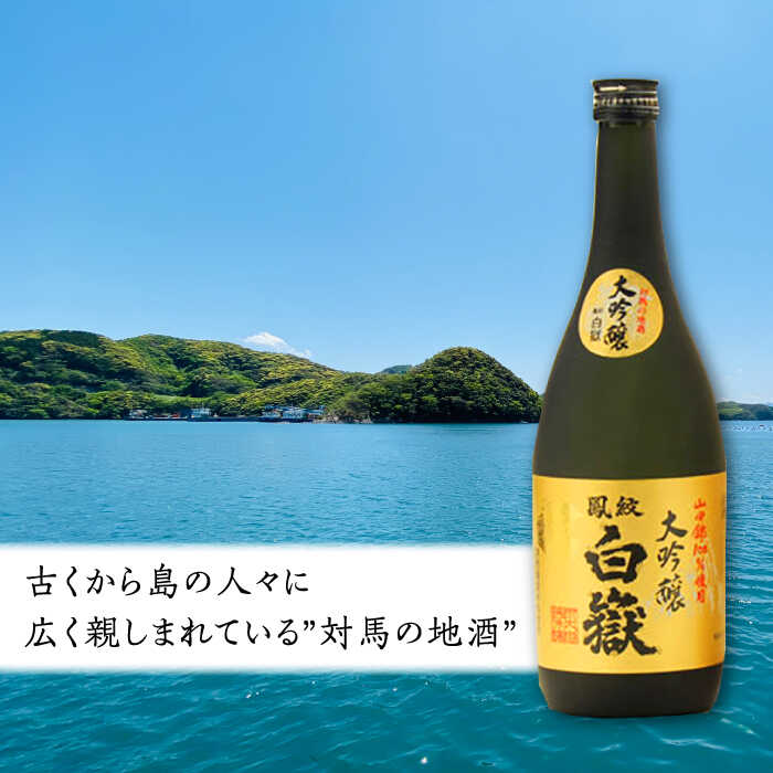 【ふるさと納税】【全2回定期便】対馬の地酒 白嶽 大吟醸 15度 720ml《対馬市》【株式会社サイキ】対馬 酒 贈り物 日本酒 プレゼント ご当地 名酒[WAX049] サムネイル3