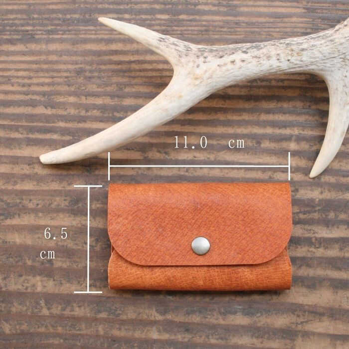 【ふるさと納税】対馬 の イノシシ・シカ革 名刺入れ 《対馬市》【一般社団法人daidai】 レザー 革製品 贈り物 ジビエ[WBH042] サムネイル3