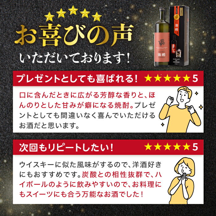 【ふるさと納税】海鴉 720ml（25度）《壱岐市》【壱岐の華】[JAD010] 焼酎 壱岐焼酎 むぎ焼酎 麦焼酎 本格焼酎 熟成 お酒 地酒 ギフト 贈答 プレゼント 8000 8000円 サムネイル3