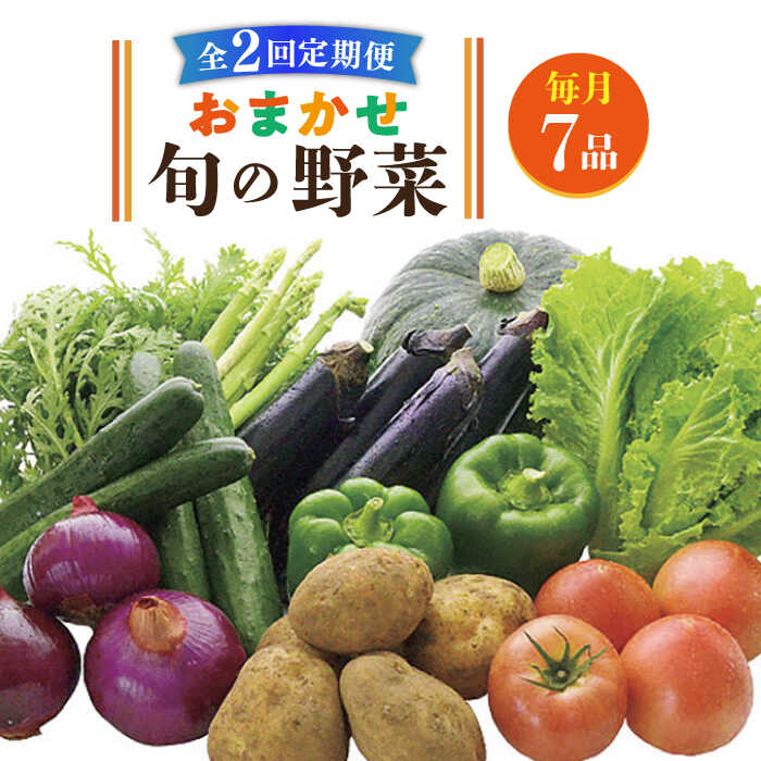 【全2回定期便】旬の野菜セット 7品《壱岐市》【壱岐市農業協同組合】[JBO131] 季節 健康 栄養 やさい 詰め合わせ 20000 20000円 2万円
