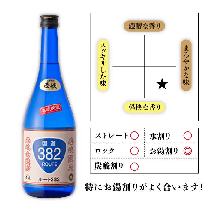 【ふるさと納税】【全2回定期便】壱岐スーパーゴールド22度とルート382《壱岐市》【天下御免】焼酎 壱岐焼酎 麦焼酎 酒 アルコール[JDB372] サムネイル3