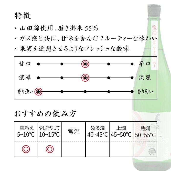 【ふるさと納税】純米吟醸 よこやまSILVER7生酒 1800ml（16度）《壱岐市》【天下御免】[JDB029] 日本酒 酒 お酒 吟醸酒 重家酒造 ギフト のし プレゼント 15000 15000円 冷蔵配送 サムネイル3