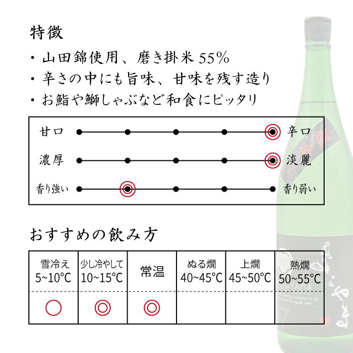 【ふるさと納税】純米吟醸よこやま 超辛7 16度 1,800ml [JDB069] 酒 お酒 日本酒 16000 16000円 のし プレゼント ギフト 冷蔵配送 サムネイル3