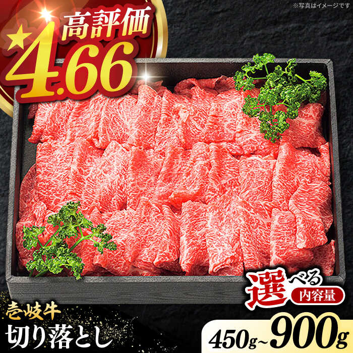 特選 壱岐牛 切り落とし 450g / 900g【選べる内容量】【太陽商事】 [JDL001] 冷凍配送 黒毛和牛 A5ランク 牛肉 切り落とし 切落し 切り落し すき焼き しゃぶしゃぶ 赤身 うす切り 薄切り 鍋 肉じゃが 煮物 牛丼 すき焼用