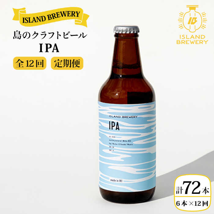 【全12回定期便】クラフトビール IPA 6本【ISLAND BREWERY】 [JED014] ビール お酒 飲み比べ セット 瓶ビール 飲みくらべ 204000 204000円 冷蔵配送