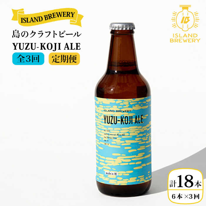 【全3回 定期便 】クラフトビール 地ビール YUZU-KOJI ALE 6本 【ISLAND BREWERY】 《 壱岐市 》[JED015] 51000 51000円