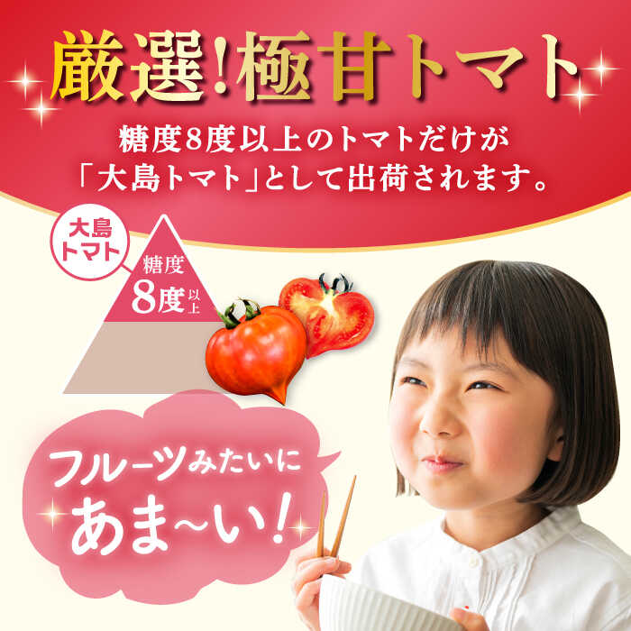 【ふるさと納税】【2026年2月より発送開始】【 訳あり 】【3回定期便】大島トマト 1.8kg＜大島造船所 農産グループ＞ [CCK008] 長崎 西海 とまと トマト フルーツトマト 野菜 人気 贈答 ギフト プレゼント 定期便 高糖度 訳あり 不揃い 規格外 サムネイル3