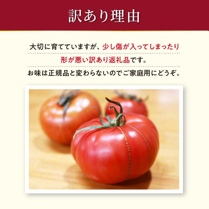 【ふるさと納税】【2026年3月より発送開始】【2回定期便】【 訳あり 】糖度9度以上！ 大島トマト特選「ルビーのしずく」約1.2kg＜大島造船所 農産グループ＞ [CCK031] とまと トマト フルーツトマト 野菜 人気 贈答 ギフト プレゼント 訳あり 不揃い 規格外 サムネイル3