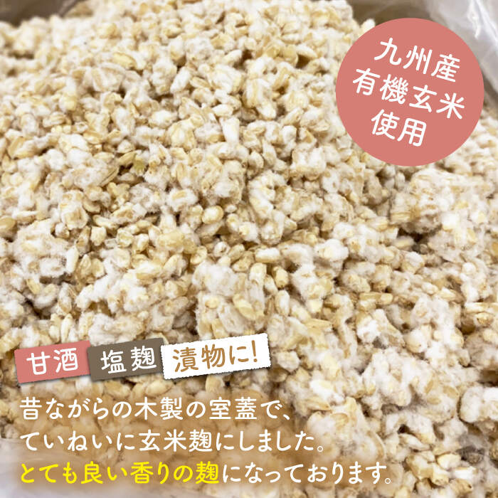 【ふるさと納税】【6回定期便】農薬不使用玄米麹（乾燥米麹） 九州産 約3kg〈川添酢造有限会社〉 [CDN108] サムネイル2