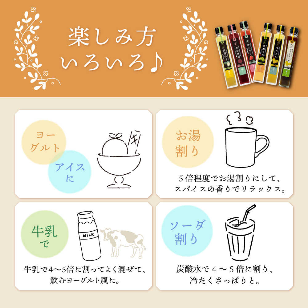 【ふるさと納税】【12回定期便】 【飲む玄米酢】酢らり 6種セット（5種＋ポン酢）＜川添酢造＞[CDN135] サムネイル3